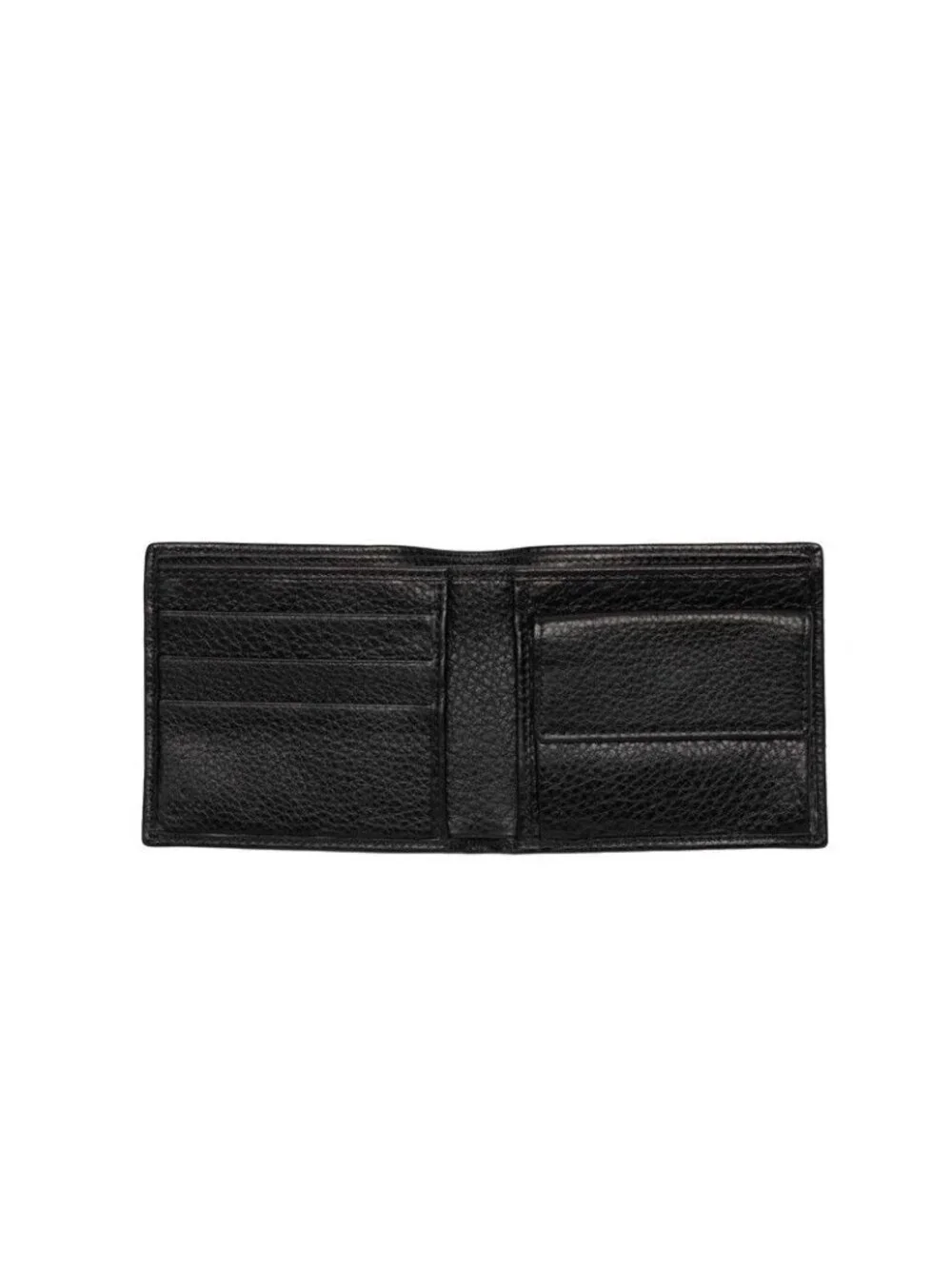 Gucci Interlocking Bifold Wallet Black Leather - Picture 4 of 6
